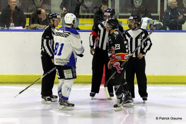 Photo hockey match Nice - Courchevel-Méribel-Pralognan le 12/12/2015