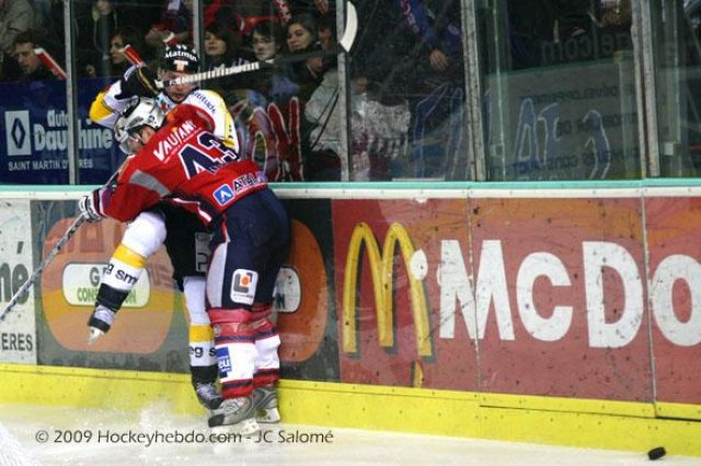Photo hockey match Grenoble  - Rouen le 20/01/2009