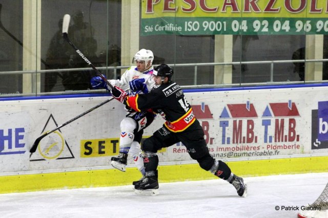 Photo hockey match Nice - Courchevel-Méribel-Pralognan le 12/12/2015