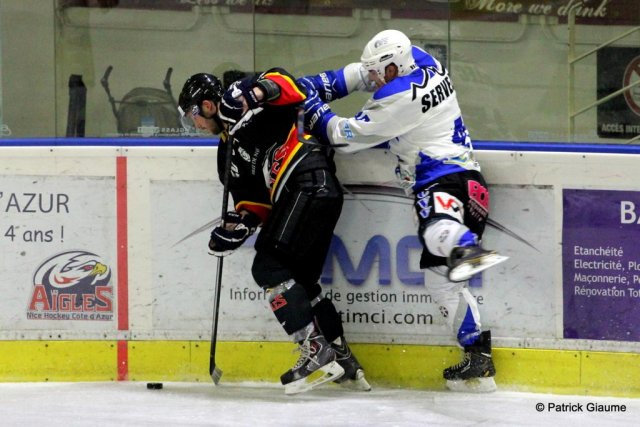 Photo hockey match Nice - Courchevel-Méribel-Pralognan le 12/12/2015