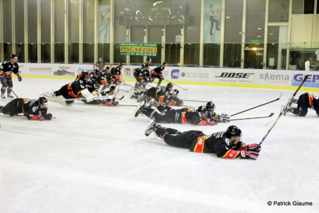 Photo hockey match Nice - Courchevel-Méribel-Pralognan le 12/12/2015