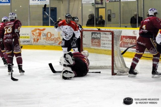 Photo hockey match Dijon  - Angers  le 12/12/2015