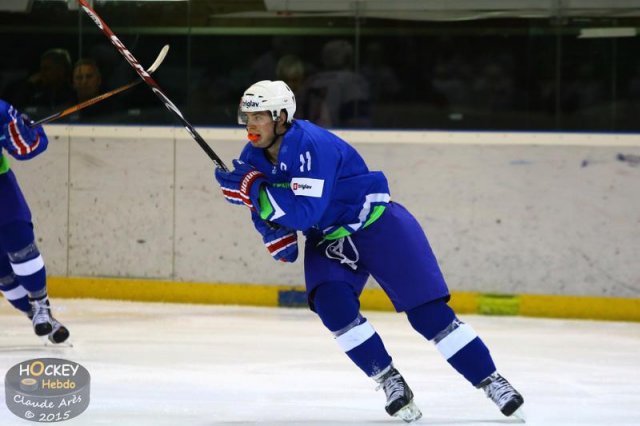 Photo hockey match Slovenia - France U20 le 13/12/2015