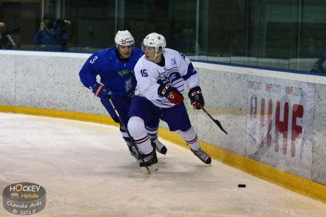 Photo hockey match Slovenia - France U20 le 13/12/2015