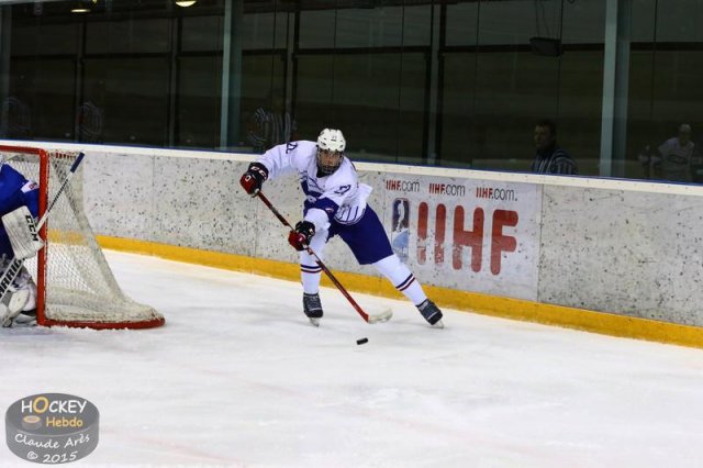 Photo hockey match Slovenia - France U20 le 13/12/2015