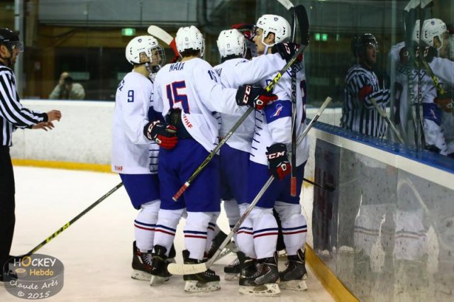 Photo hockey match Slovenia - France U20 le 13/12/2015