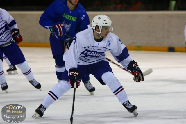 Photo hockey match Slovenia - France U20 le 13/12/2015