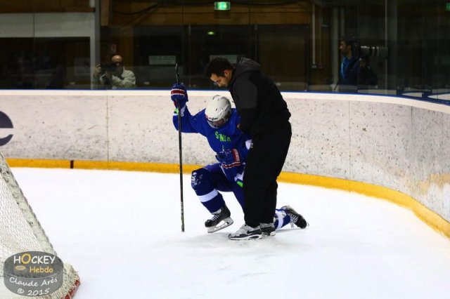 Photo hockey match Slovenia - France U20 le 13/12/2015