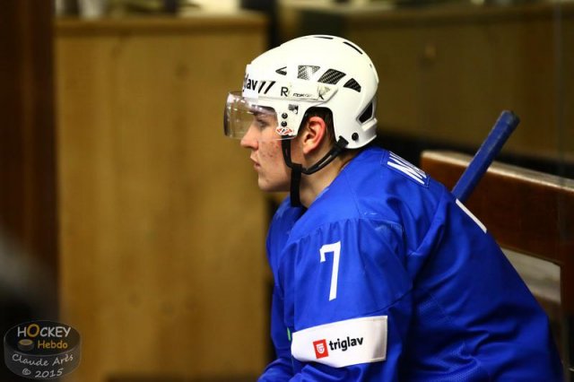 Photo hockey match Slovenia - France U20 le 13/12/2015