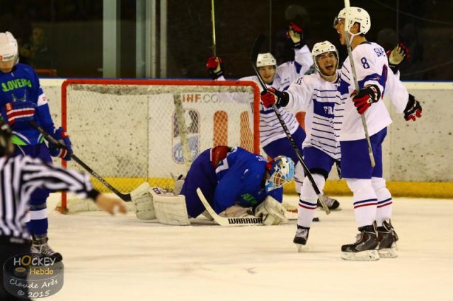 Photo hockey match Slovenia - France U20 le 13/12/2015