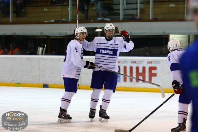 Photo hockey match Slovenia - France U20 le 13/12/2015