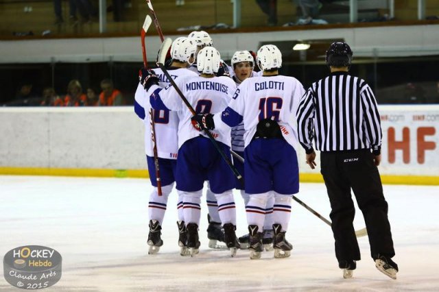 Photo hockey match Slovenia - France U20 le 13/12/2015