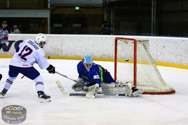 Photo hockey match Slovenia - France U20 le 13/12/2015