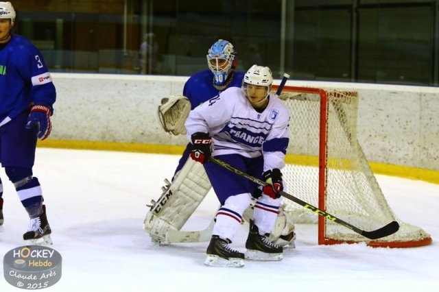 Photo hockey match Slovenia - France U20 le 13/12/2015
