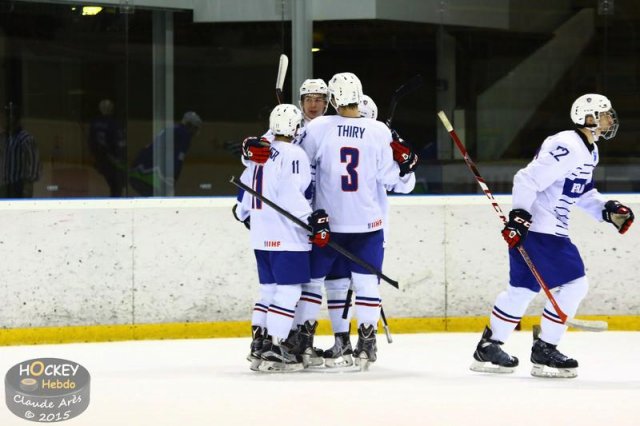Photo hockey match Slovenia - France U20 le 13/12/2015