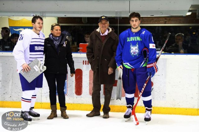 Photo hockey match Slovenia - France U20 le 13/12/2015