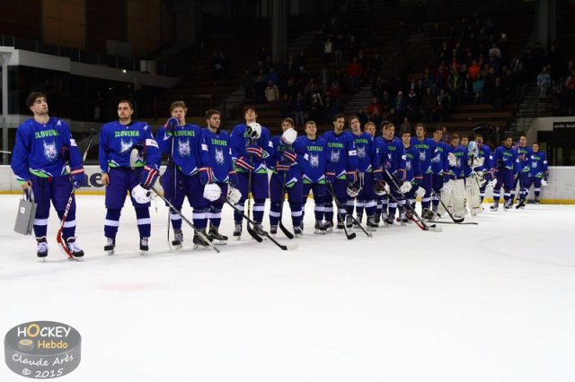 Photo hockey match Slovenia - France U20 le 13/12/2015