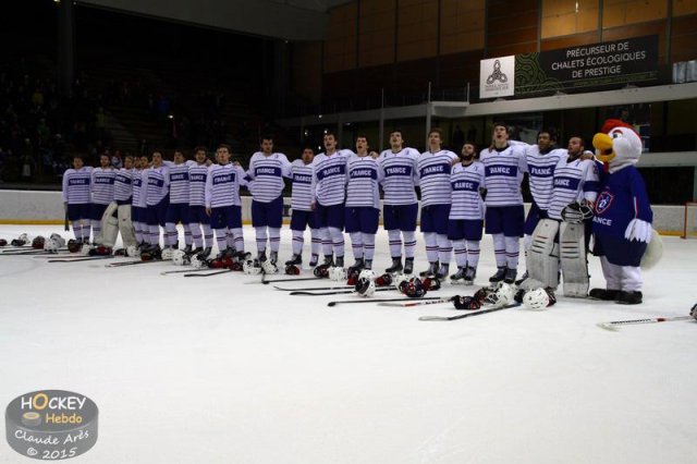 Photo hockey match Slovenia - France U20 le 13/12/2015