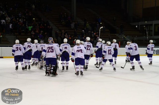 Photo hockey match Slovenia - France U20 le 13/12/2015