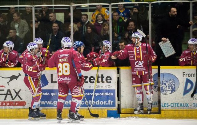 Photo hockey match Dijon  - Angers  le 12/12/2015