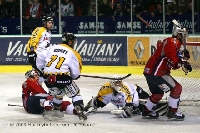 Photo hockey match Grenoble  - Rouen le 20/01/2009