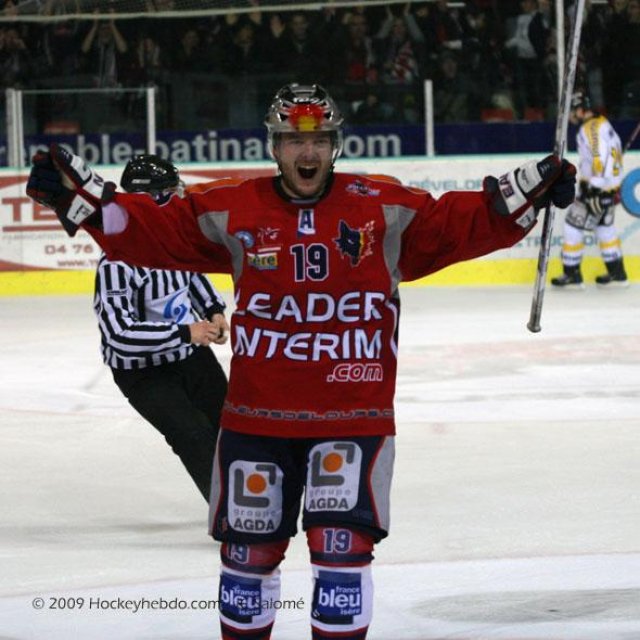 Photo hockey match Grenoble  - Rouen le 20/01/2009