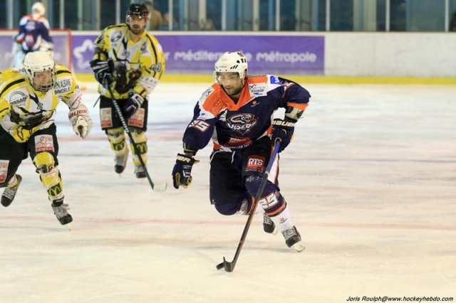 Photo hockey match Montpellier  - Chambéry II le 12/12/2015