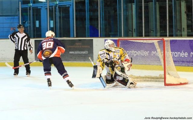 Photo hockey match Montpellier  - Chambéry II le 12/12/2015