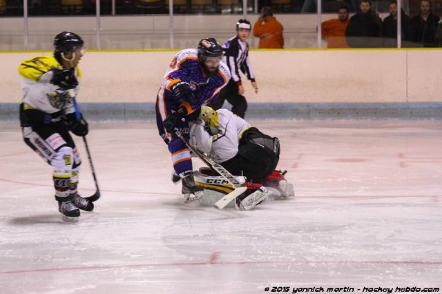 Photo hockey match Clermont-Ferrand - Rouen II le 12/12/2015