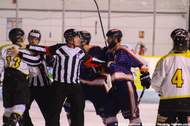 Photo hockey match Clermont-Ferrand - Rouen II le 12/12/2015