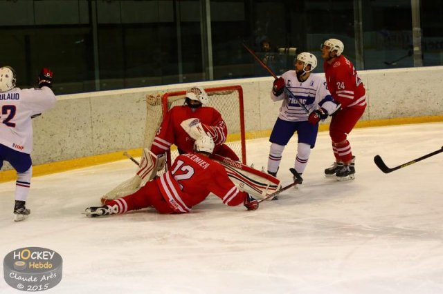 Photo hockey match Poland - France U20 le 18/12/2015