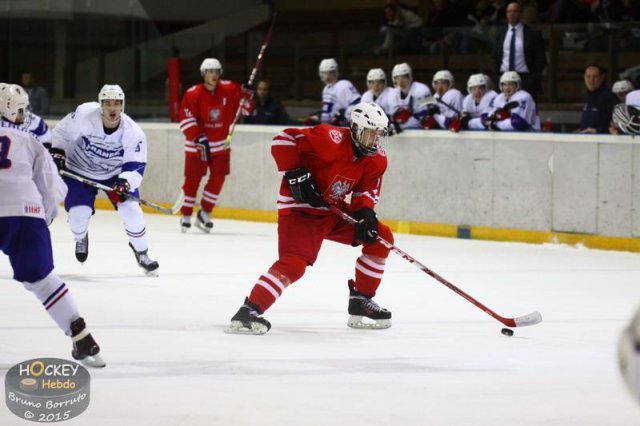 Photo hockey match Poland - France U20 le 18/12/2015