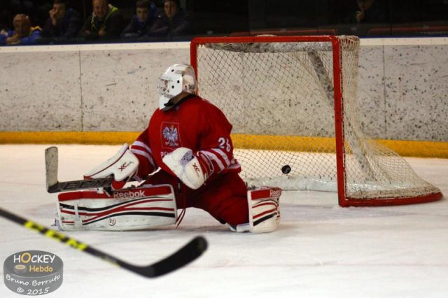 Photo hockey match Poland - France U20 le 18/12/2015