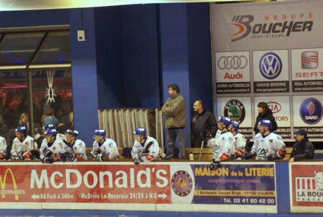 Photo hockey match Angers  - Dijon  le 20/01/2009