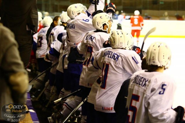 Photo hockey match Poland - France U20 le 18/12/2015