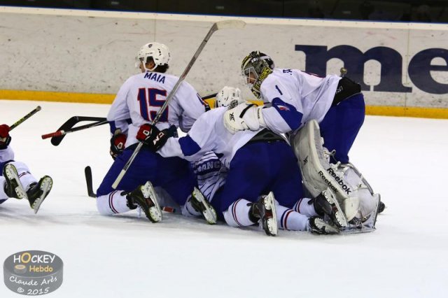 Photo hockey match Poland - France U20 le 18/12/2015
