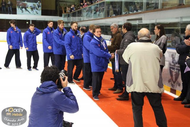 Photo hockey match Poland - France U20 le 18/12/2015
