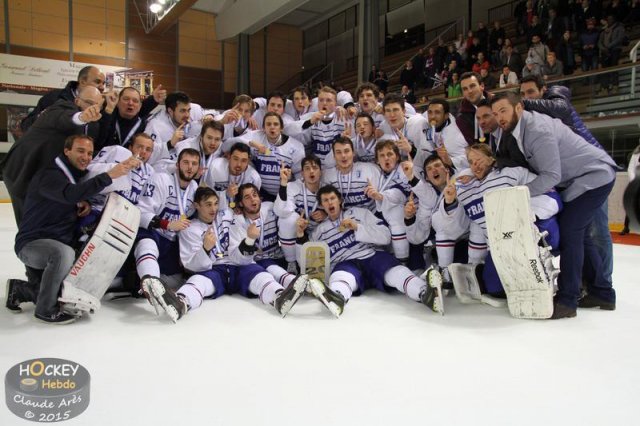 Photo hockey match Poland - France U20 le 18/12/2015