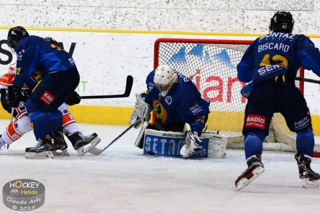 Photo hockey match Chamonix  - Epinal  le 23/12/2015