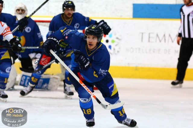 Photo hockey match Chamonix  - Epinal  le 23/12/2015