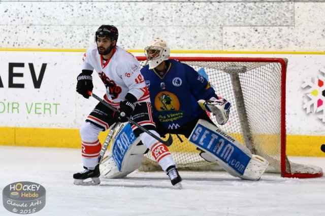 Photo hockey match Chamonix  - Epinal  le 23/12/2015