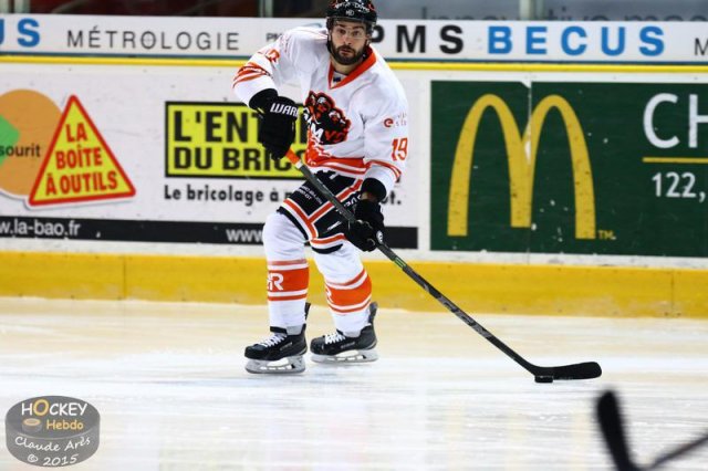 Photo hockey match Chamonix  - Epinal  le 23/12/2015