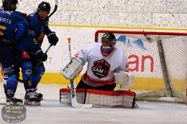 Photo hockey match Chamonix  - Epinal  le 23/12/2015