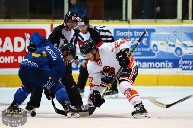 Photo hockey match Chamonix  - Epinal  le 23/12/2015