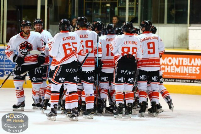 Photo hockey match Chamonix  - Epinal  le 23/12/2015