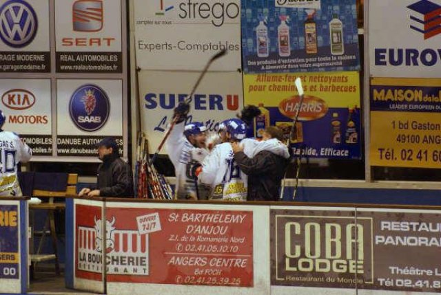 Photo hockey match Angers  - Dijon  le 20/01/2009