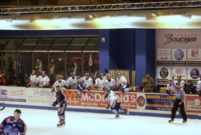 Photo hockey match Angers  - Dijon  le 20/01/2009