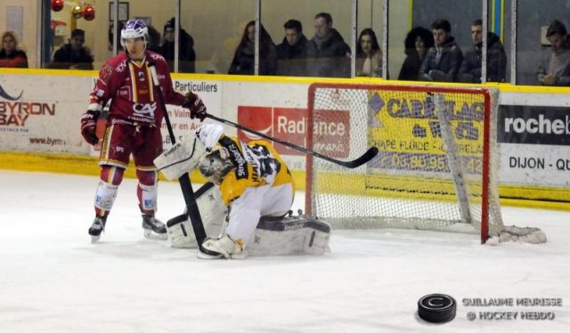 Photo hockey match Dijon  - Strasbourg  le 27/12/2015
