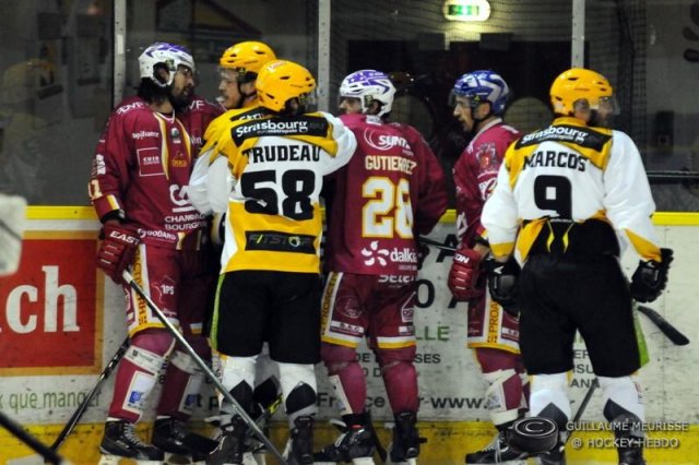 Photo hockey match Dijon  - Strasbourg  le 27/12/2015