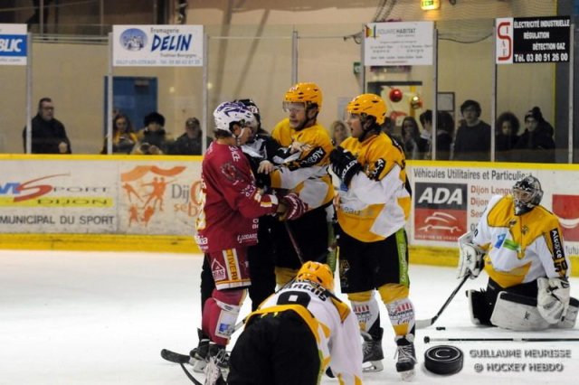 Photo hockey match Dijon  - Strasbourg  le 27/12/2015